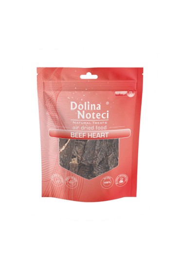 DOLINA NOTECI Treserki serca wołowe dla psa 100g