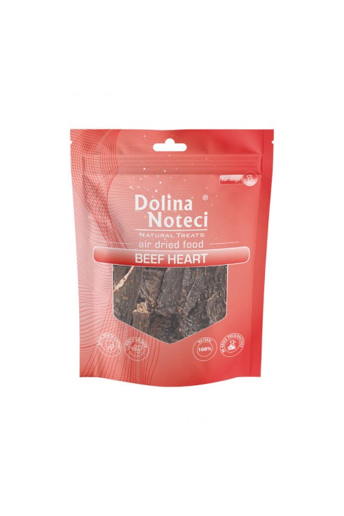 DOLINA NOTECI Treserki serca wołowe dla psa 100g