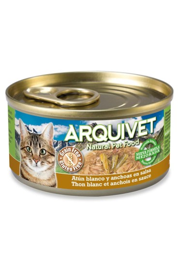 Arquivet Puszka dla kota z tuńczykiem i sardelką 24 x 80 g