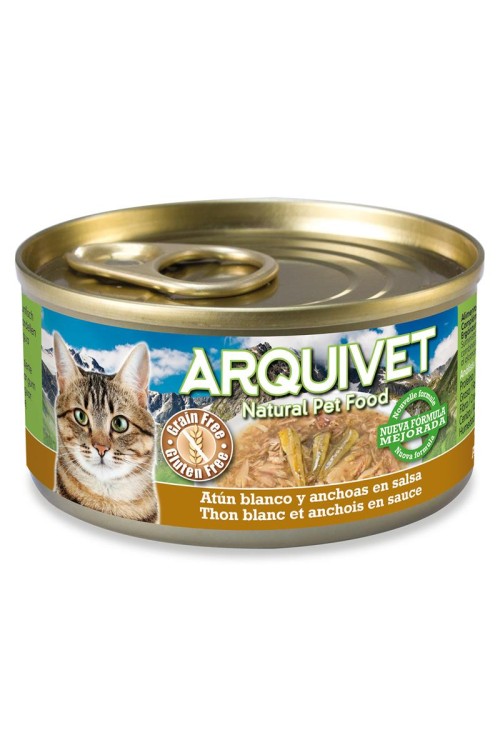 Arquivet Puszka dla kota z tuńczykiem i sardelką 24 x 80 g