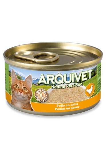 ARQUIVET puszka dla kota kurczak w sosie 80g