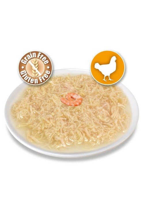 ARQUIVET puszka dla kota kurczak w sosie z krewetkami 80g