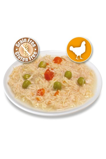 ARQUIVET puszka dla kota kurczak w sosie z warzywami 80g