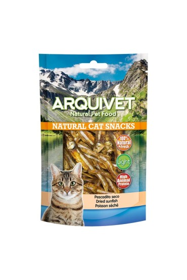 ARQUIVET przysmak dla kota suszone rybki 50g