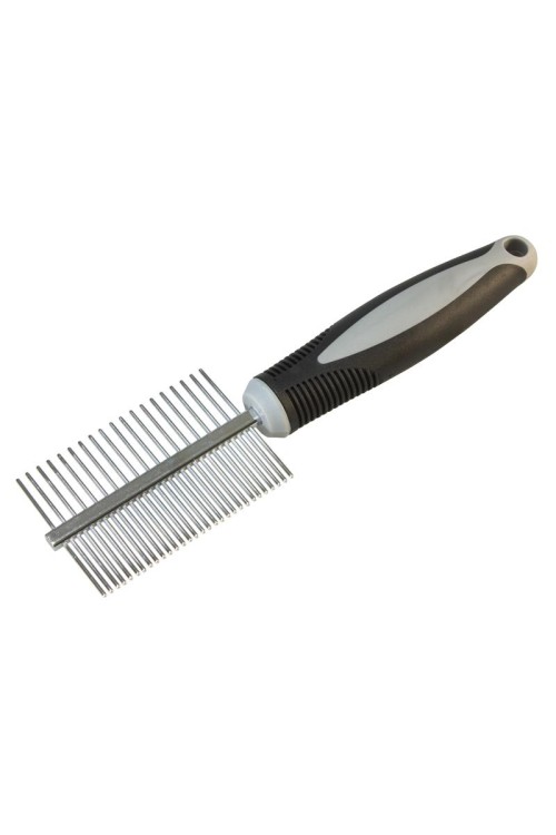 ARQUIVET Podwójny metalowy grzebień 21 x 5,5 cm