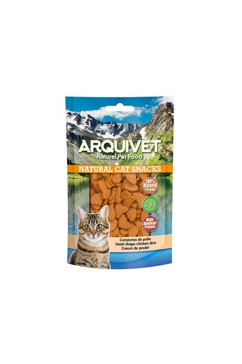 ARQUIVET Przysmak dla kota serduszka z kurczaka 50g