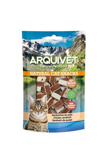 ARQUIVET przysmak dla kota sandwich z kurczaka 50g