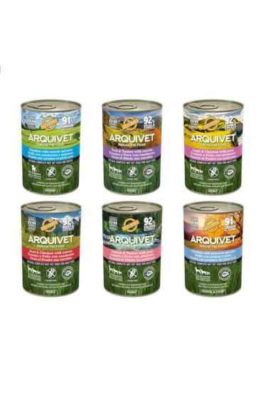 Arquivet mokra karma dla psów mix smaków 6x400g