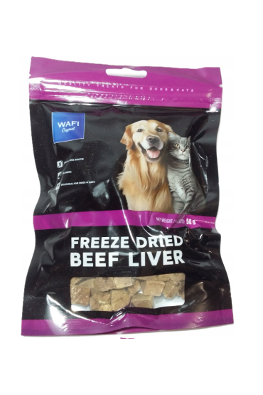 WAFI freeze dried beef liver 50g