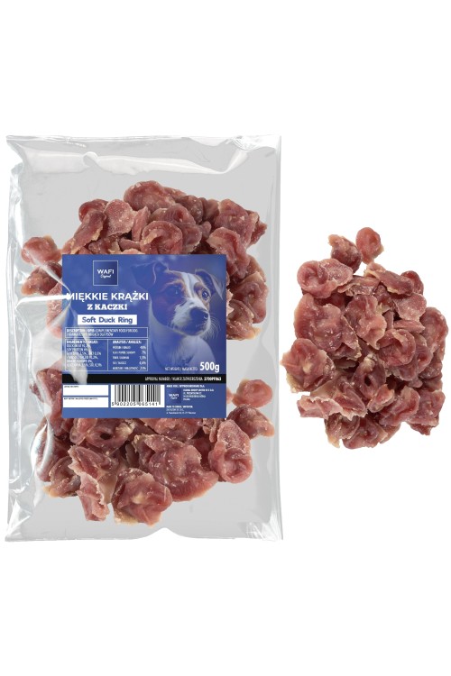 WAFI MIĘKKIE KRĄŻKI Z KACZKI 500g