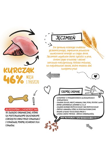 Barkitos kurczak z ryżem 18 kg