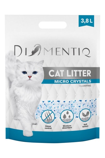 DIAMENTIQ Micro Crystals - żwirek zbrylający - 3,8 l