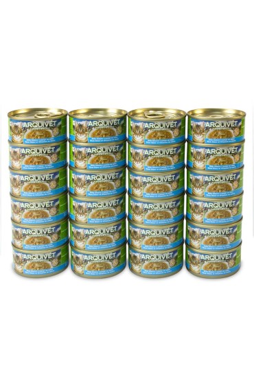Arquivet Puszka dla kota o smaku tuńczyka i lucjana 24 x 80 g