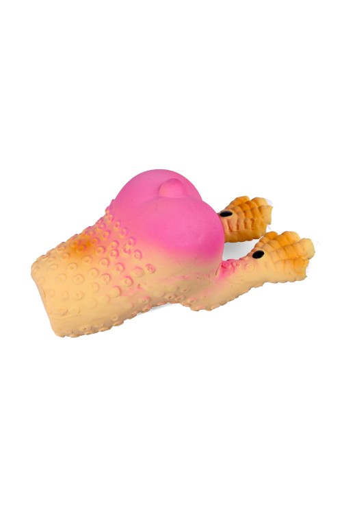 Chico Zabawka Pies Latex - Kuper kurczaka 9 cm