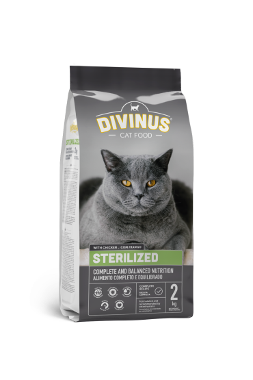 Divinus Cat Sterilized dla kotów sterylizowanych 2kg
