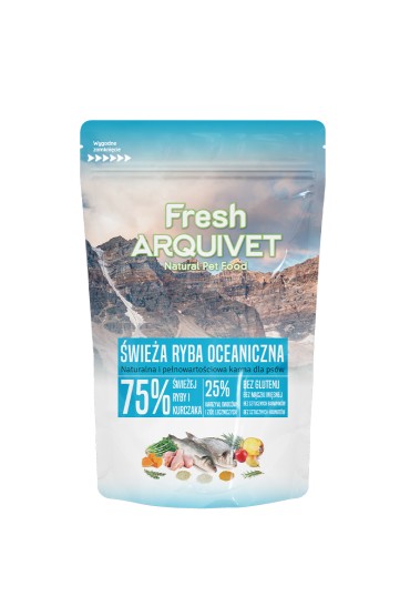 PRÓBKA ARQUIVET FRESH Półwilgotna karma dla psa ryba oceaniczna 100 g