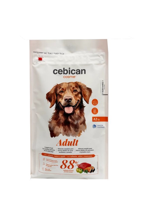 Cebican COSMO premium z łososiem dla psów dorosłych 12kg