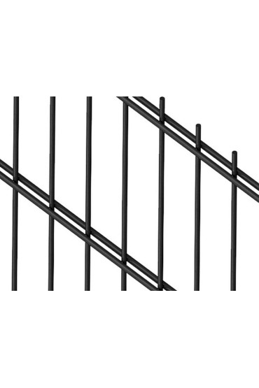 Panele ogrodzeniowe 6/5/6 - antracyt - 2,03 m