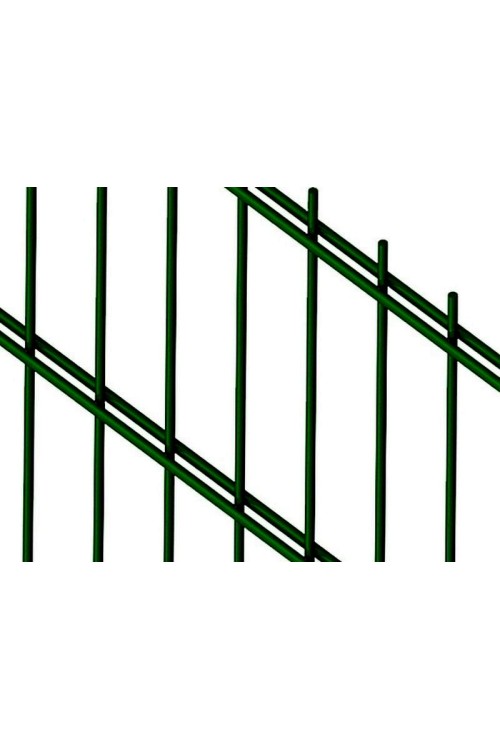 Panele ogrodzeniowe 6/5/6 -  zielone - 1,83 m