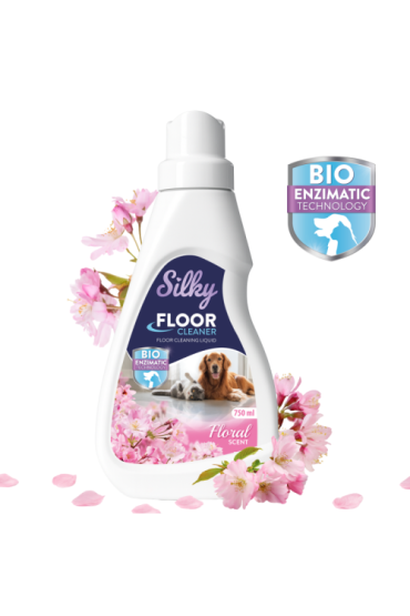 SILKY FLOOR CLEANER  floral scent  750 ml