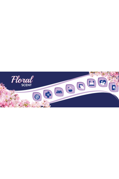 SILKY FLOOR CLEANER  floral scent  750 ml