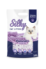 Żwirek silikonowy dla kota bezpyłowy SILKY Lavender 3,8l zestaw 8 szt.