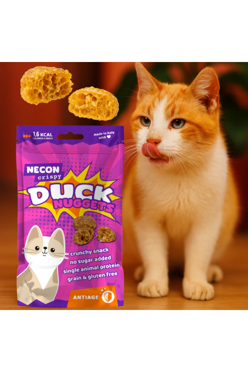 NC CAT DUCK NUGGETS ANTIAGE 85 GR