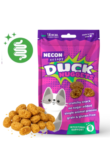NC CAT DUCK NUGGETS INTESTINAL 85