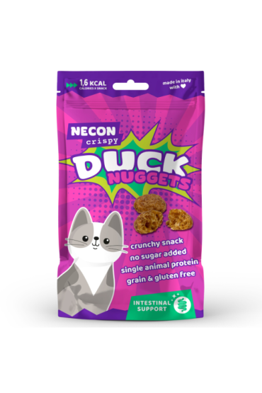 NC CAT DUCK NUGGETS INTESTINAL 85