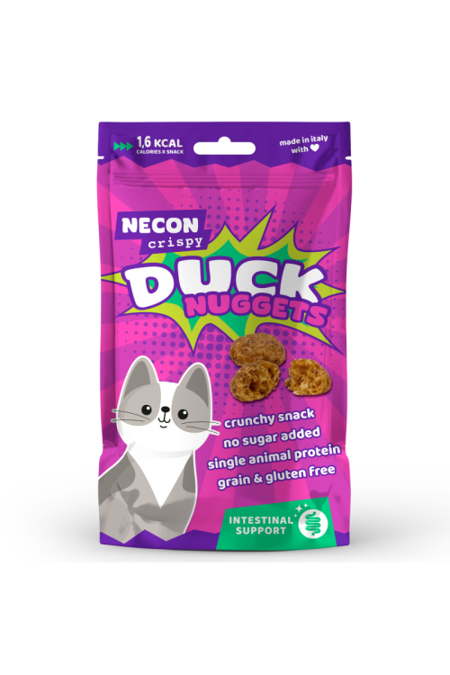 NC CAT DUCK NUGGETS INTESTINAL 85