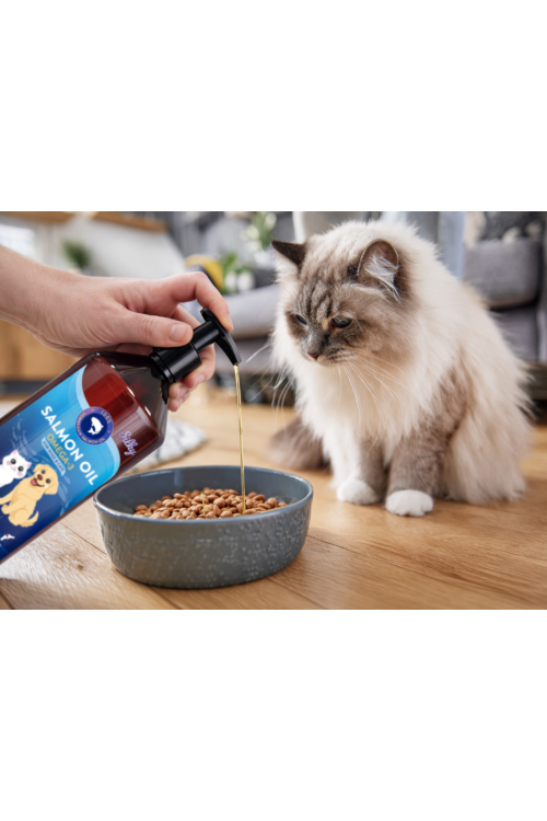 Silky 100% Natural Salmon Oil Omega 3 for Dogs And Cats 1 l